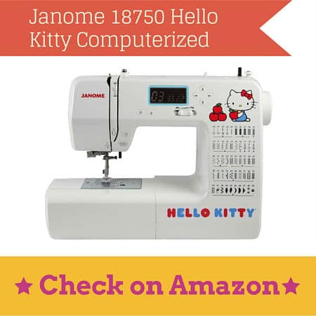 Janome Hello Kitty 15822 Full Size Sewing Machine *RETIRED RARE*