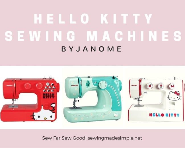 Hello kitty chainstitch sewing machine 