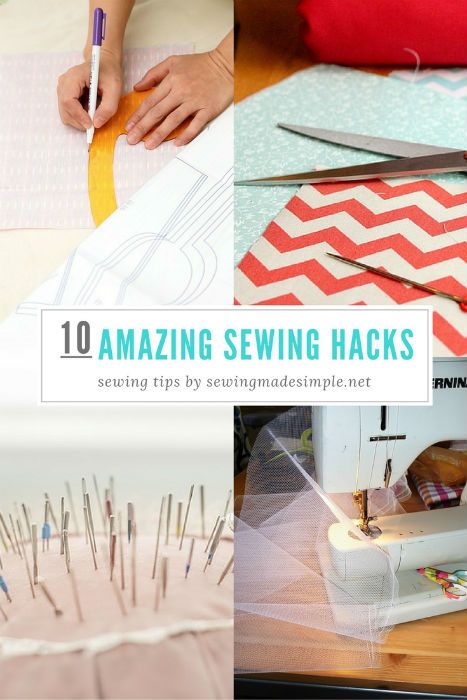 A great trick to easily complete your sewing projects. paper
